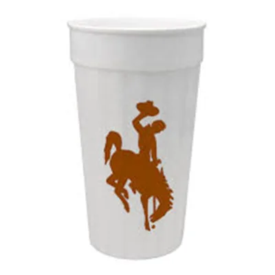 Reusable 500ML Stadium Cup Custom Logo 17oz Plastic Fluted Stadium Cups