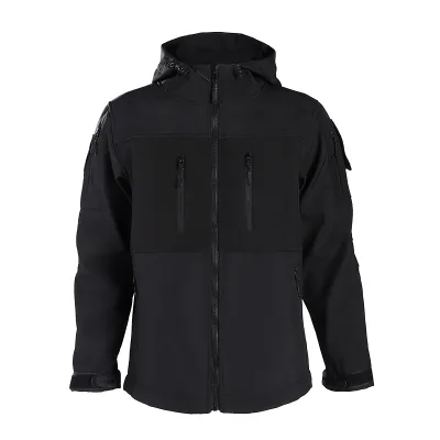 Emergency Access Features Compact Appearance Tear Resistant Fabric Waterproof Reflective Strips Tactical Jacket with Face