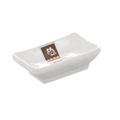 Eco Friendly Melamine square Restaurant Plates Soy Sauce Dishes