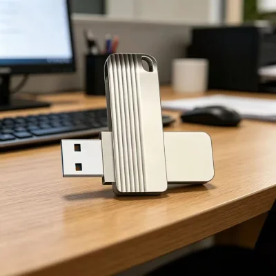 Cle Usb Key Metal Retractable USB 3.0 2.0 Thumb Drive with 8GB/16GB/32GB/64GB/128GB Capacity for Business Gifts