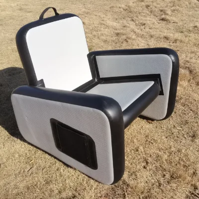 Outdoor Camping Picnic Relaxation Chair Folding Seat Drop Stitch Inflatable Chair for Fishing
