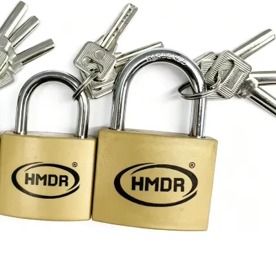 Plastic Coated HMDR 32/38/50/63mm Iron Key Padlock High Quality Atom Key Lock for Secure Storage