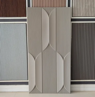 Well-designed Rustic 3D Stereo Fireproof Lightweight PU Stone Thin Slab Geometric Shape Exterior Wall Decor Background Wall