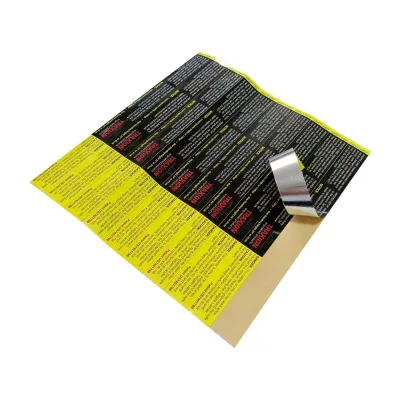 Factory Custom Printed Self Adhesive Roll Die Cut Waterproof Vinyl Rubber Vulcanized Tire Label Sticker Car Tire