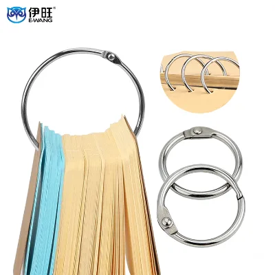 Stainless Steel Book Rings Stylish Rustproof Loose Leaf Binding for Premium Planners
