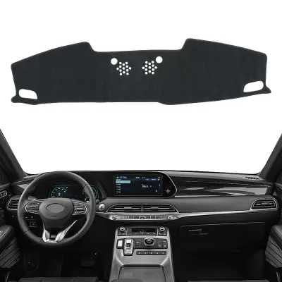 Hyundai Palisade 2020-2022 US Model Dashboard Cover Full Face Sunshade Protector with Polyester & Silicone Material Easy Clean