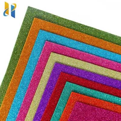 Glitter Printing Craft EVA Foam Sheet Self Adhesive Eva Foam Sheets for Making Flower