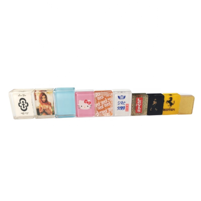 High-quality Customized Pattern Solid Casino Mahjong Special Rectangular Crystal Mahjong