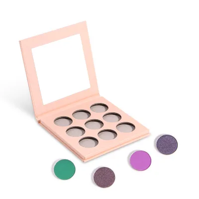 Bulk Sale Makeup Vendor Shift Color Pigment Eye Shadows Pallet Unbranded Private Label 9 Pan Custom Beige Eyeshadow Palettes