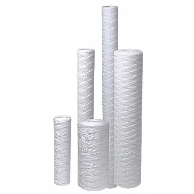 10 20 30 40 Inches PP Yarn/Cotton/Fiberglass String Wound Sediment Water Filter Cloth for Liquid Filtration