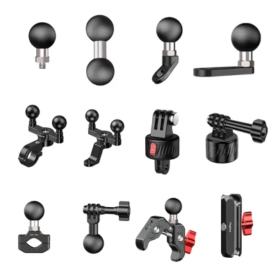 25mm 1 Inch M6 M8 M10 Ball Adapter Base Rear View Mirror Holder Phone/Action Camera Mount Adapter Motorcycle Accessories