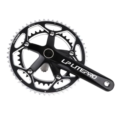 Litepro Aluminum Alloy Double Disc Folding Bicycle Double Disc Large Toothed Disc 53t-39t Road Bicycle Teeth