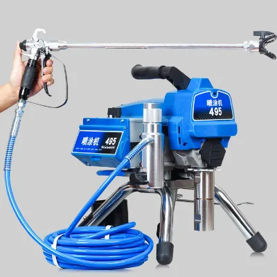 TP-495 Electric Airless Paint Sprayer Machine for Interior and Exterior Wall Coating Easy Maintenance Factory Direct