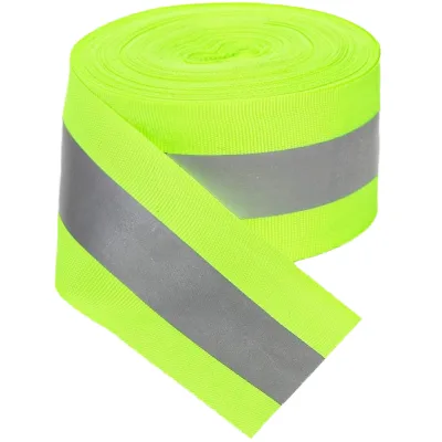 3HAO 50mm Reflective Eco-Friendly 100% Polyester Webbing Strap Safety Belt for Home Textile Bags & Shoes