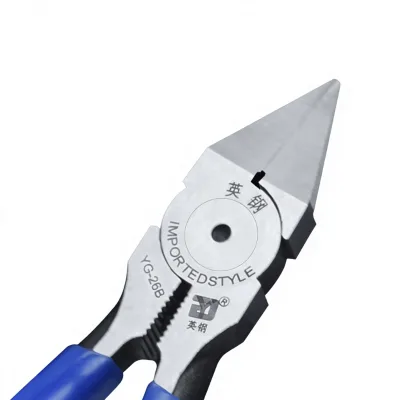 YINGANG YG-26B Industrial-Grade Plastic Sprue Cutter Thin-Jaw Pliers 6-Inch Chromium-Vanadium Steel Made in China