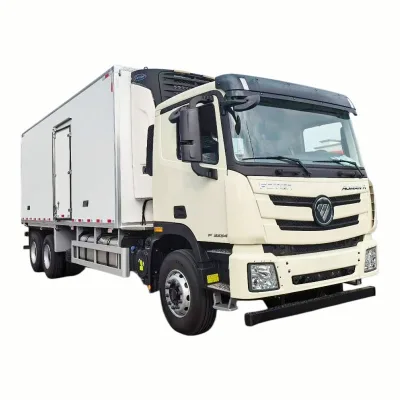 Factory Price Foton Forland 6x4 20 Ton Refrigerated Truck Heavy Duty Diesel Manual Frozen Truck Chiller Van Condition New