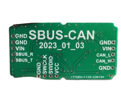 SBUS to CAN, CAN to SBUS interface conversion module for unmanned vehicles and robots