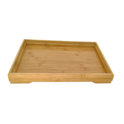 Wholesale Wooden Sake Serving Tray with Raised Edge Japanese Tea and Sake Set Display Tray for Bar, Restaurant and Hotel