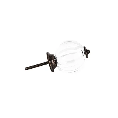 New Chinese Modern Transparent Handle Acrylic Handle for Door Cabinet Drawer Door Handle Round Acrylic Door Knobs