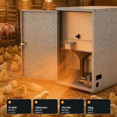 New Gas Direct Fired Circulating Heater TL250 Stainless Steel Poultry Farm Brooder Heater 1 Year Warranty