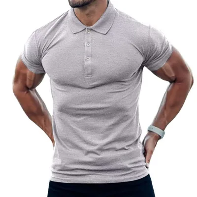 Wholesale High Quality Pique Polo Shirt for Men Custom logo Printed Plain Short Sleeved Slim Fit Polo t Shirt Men Clothes