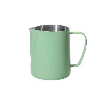 Hot 304 Stainless Steel Latte Cup With Graduated Coffee Latte Jar  Tip Milk Cylinder Suitable for Family Coffee Shop