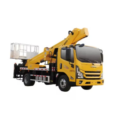 China Manufacturer's GKS28G Truck Mounted Aerial Work Platform Telescopic Boom High-Altitude Operation 2.5m3 Euro 5 150-250HP