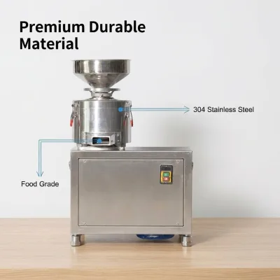 Heavy Duty 3KW Commercial Almond Butter Grinder Stainless Steel Industrial 220V Nut Butter Grinder Machine