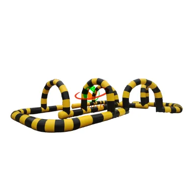 Customized Obstacle Tunnel Kids Challenge Games Soft Playground Inflatable Floating Obstacle Course CE Certified Commercial Use