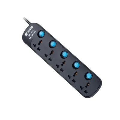 Black Power Extension Eu Ce Strips Cable Blue Button Colored Switch Wire Uk Usa British