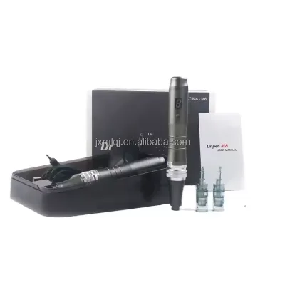 Adjustable M8 Derma Pen Anti Wrinkle Acne Treatment Needle Microneedle Pen for Skin Rejuvenation M8 Mico Needle Pen