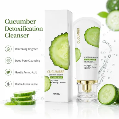 OEM Factory Price Oil Control Green Tea Facial Cleanser Amino Acid Face Wash Foam for Sensitive Skin