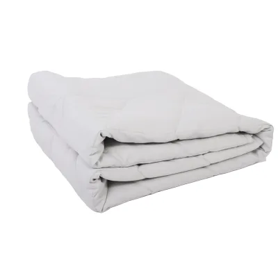 Home Textile Cotton Weighted Blanket Light Grey Blanket Big Size Therapy Blanket with Warm