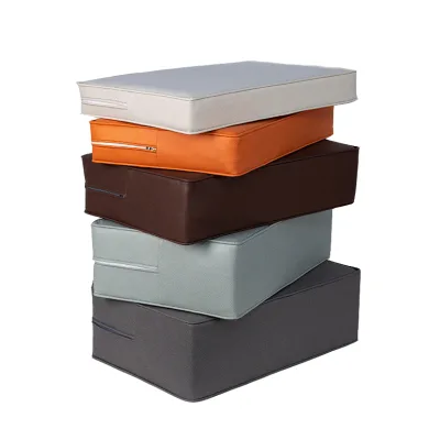 Customizable Waterproof Fabric Sofa Seat Cushions for Living Room Outdoor Garden Use with Foam Filled Back Removeable Cover