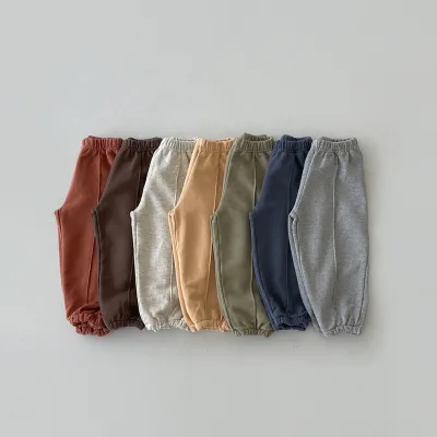Baby and Children Sweatpants Sports Children Elastic Casual Trousers
