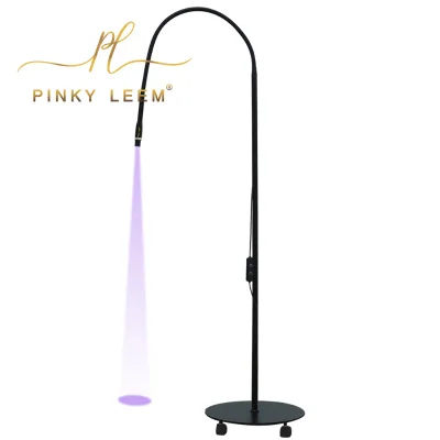 Pinky leem Hot Sale Portable UV Lash Lamp Extension Uv Led Lamp for Lash Extensions Foot Pedal UV Light Eyelash Lamp