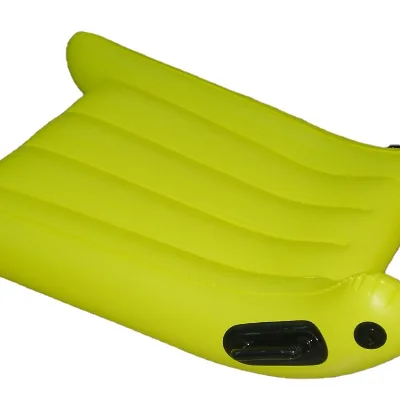 Factory Wholesale PVC Freestyle Adult Snow Inflatable Ski Board with Handles
