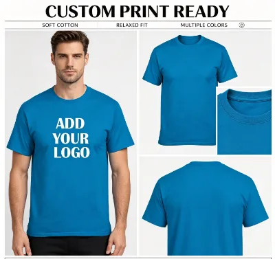 High Quality Factory Price Eco-Friendly Anti-Wrinkle Silk Screen Printed Twill Casual Pattern 100% Cotton Unisex Custom T-Shirt