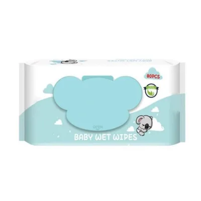 Custom Design 80pcs PH Balanced Alcohol Free Baby Wipes