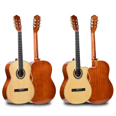 GIDOO MUSIC Guitar Factory Wholesale Nylon String Cutaway Classical Guitar
