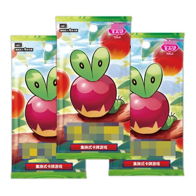 Genuine Gem Pack 6 Blind Box TCG Booster Box Exclusive Fruitworm Rare Collectible Cards Original Gem Pack Gift Set New Sealed