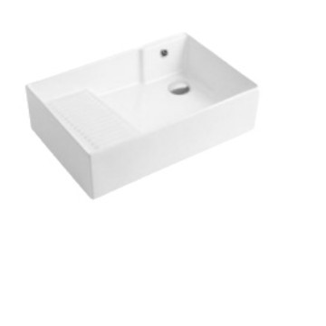Wall-mounted Countertop Basin Narrow Elongated Design for Small Bathrooms Balconies 620280130mm Dimensions