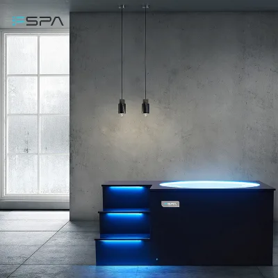 FSPA Professional Acrylic Ice Bath Tub With Built-in 0.95Kw Cooling System Wifi Controlled Cold Plunge With Ozone Sterilization