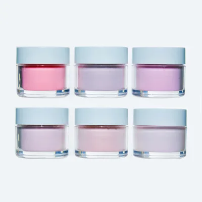 Gaset Professional Wholesale Color Nails Art Decoration Nail Dipping Powder for Nail Art 2oz with Jar