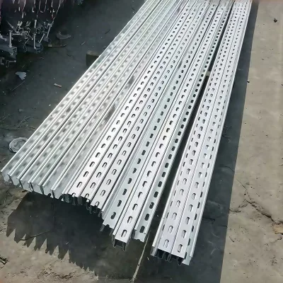 Unistrut Support System Strut Channel 41x41 Carbon Steel Galvanized Coated Cutting for Solar Energy HVAC Fire Protection Cable