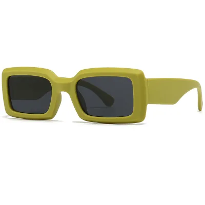 New Style Glasses Women'S Tawny Square Small Frame Retro High Quality Vintage Sunglasses