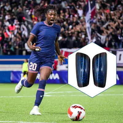 Beautiful Design Crystal Design EVA Football Guards With Soft Inner Lining