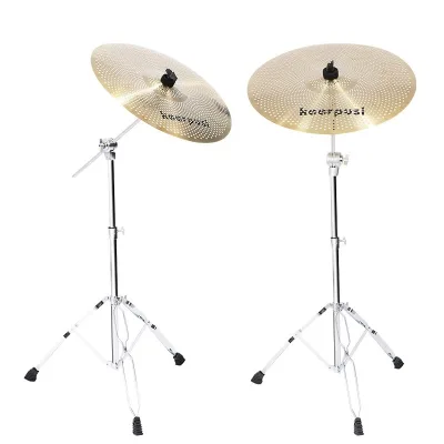 Good quality OEM logo custom 22 pipe diameters cymbal stand with 16-inch alloy cymbals drum accessories