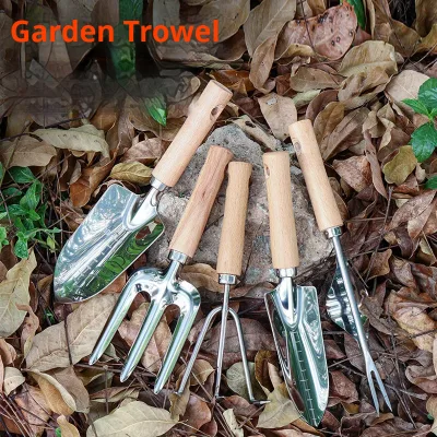Mini Garden Tool Handheld Garden Tools Wooden Handle Shovel Metal Rake Fork
