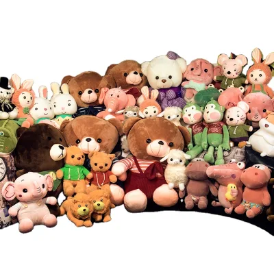 Wholesale Cheap Promotion Claw Machine Doll 16-20cm Mix Plush Machine Toys Soft Stuffed Doll High Quality Stuffed Plush Toys